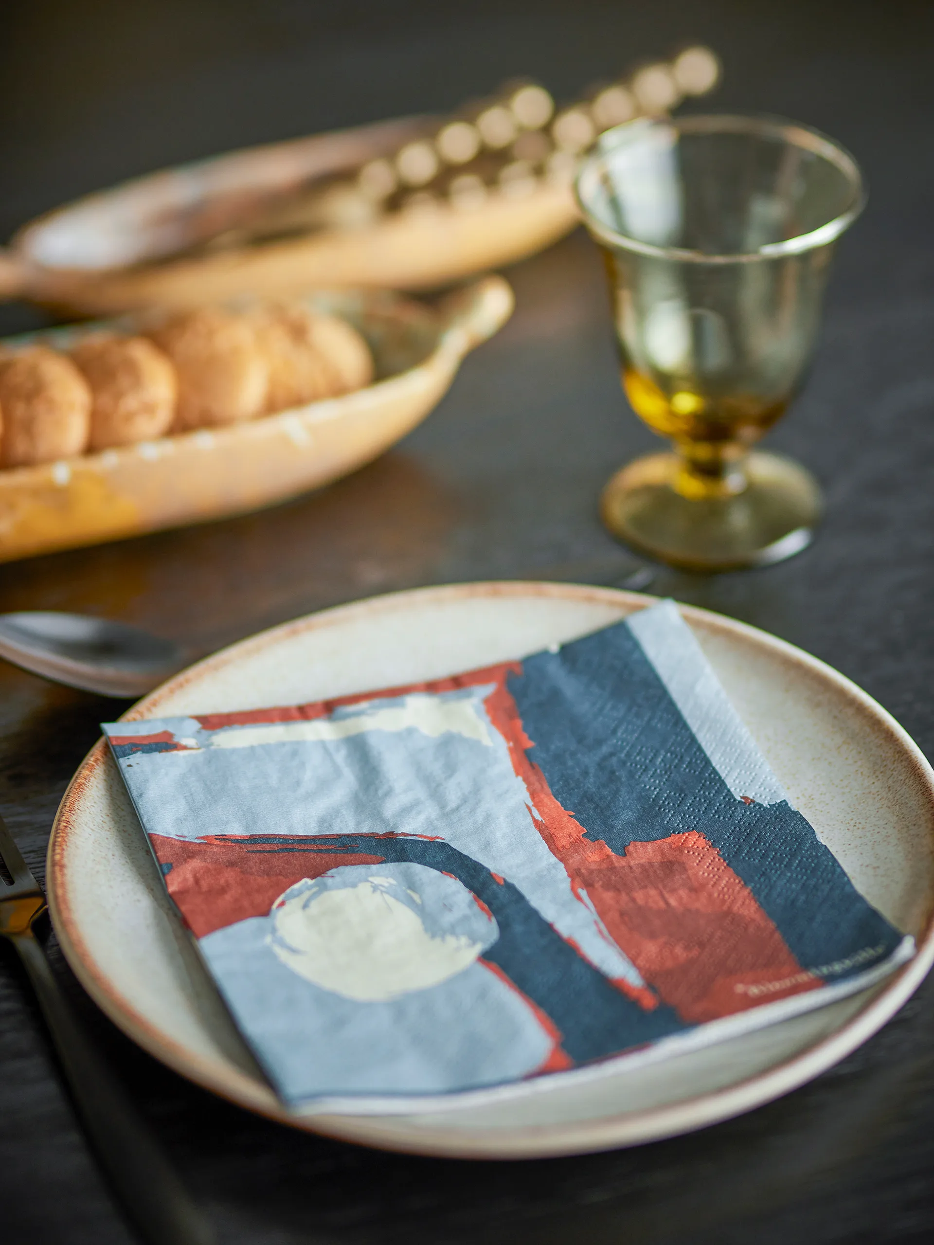 Arty χαρτοπετσέτες 20 τεμ., Μπλε Bloomingville