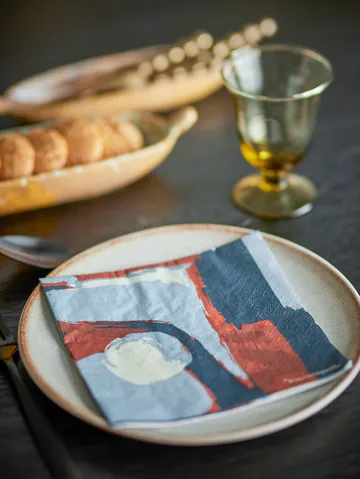 Arty χαρτοπετσέτες 20 τεμ. - Μπλε - Bloomingville