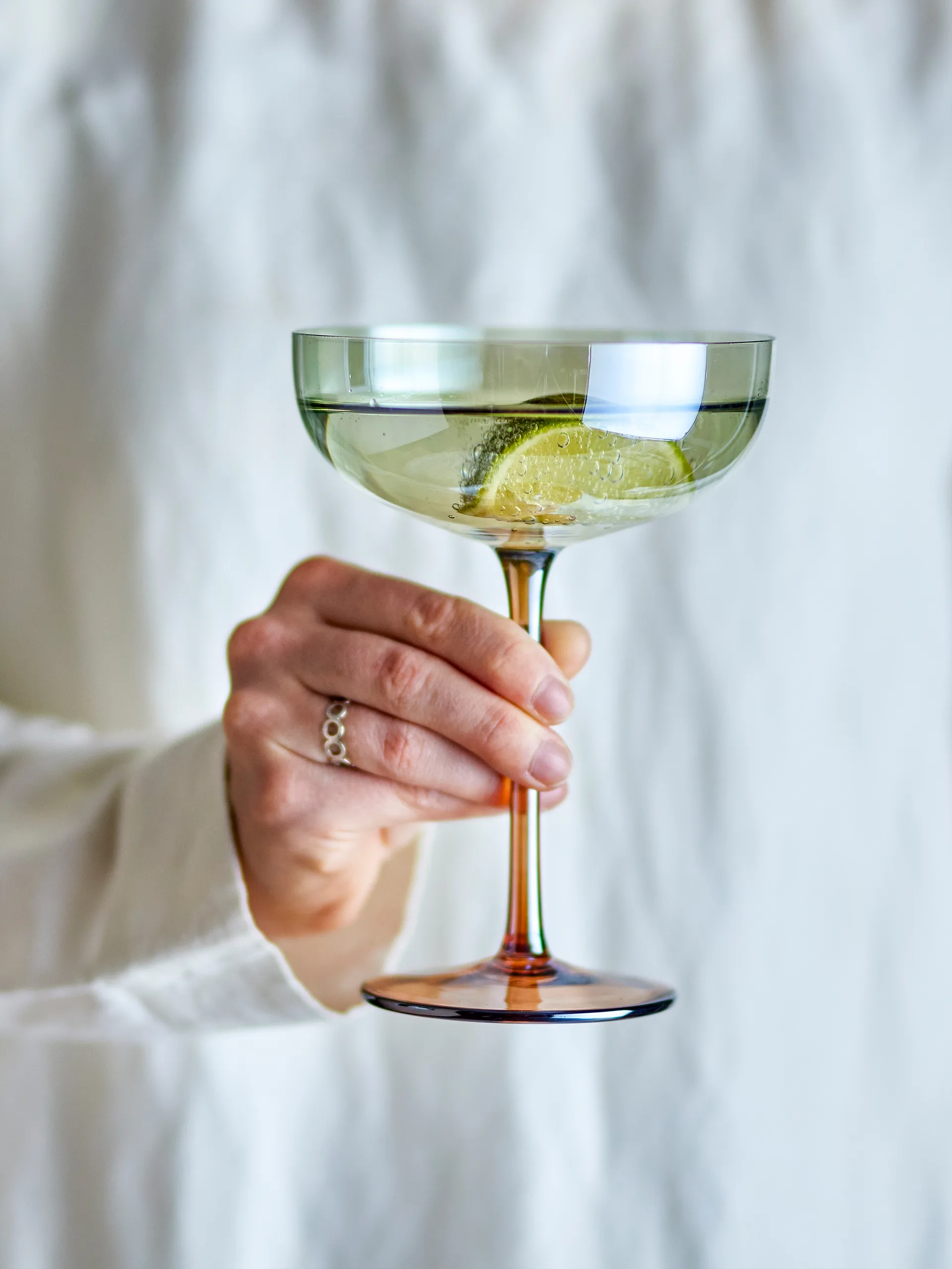 Aston ποτήρι κοκτέιλ 4 τεμ., Μπρούντζος Bloomingville