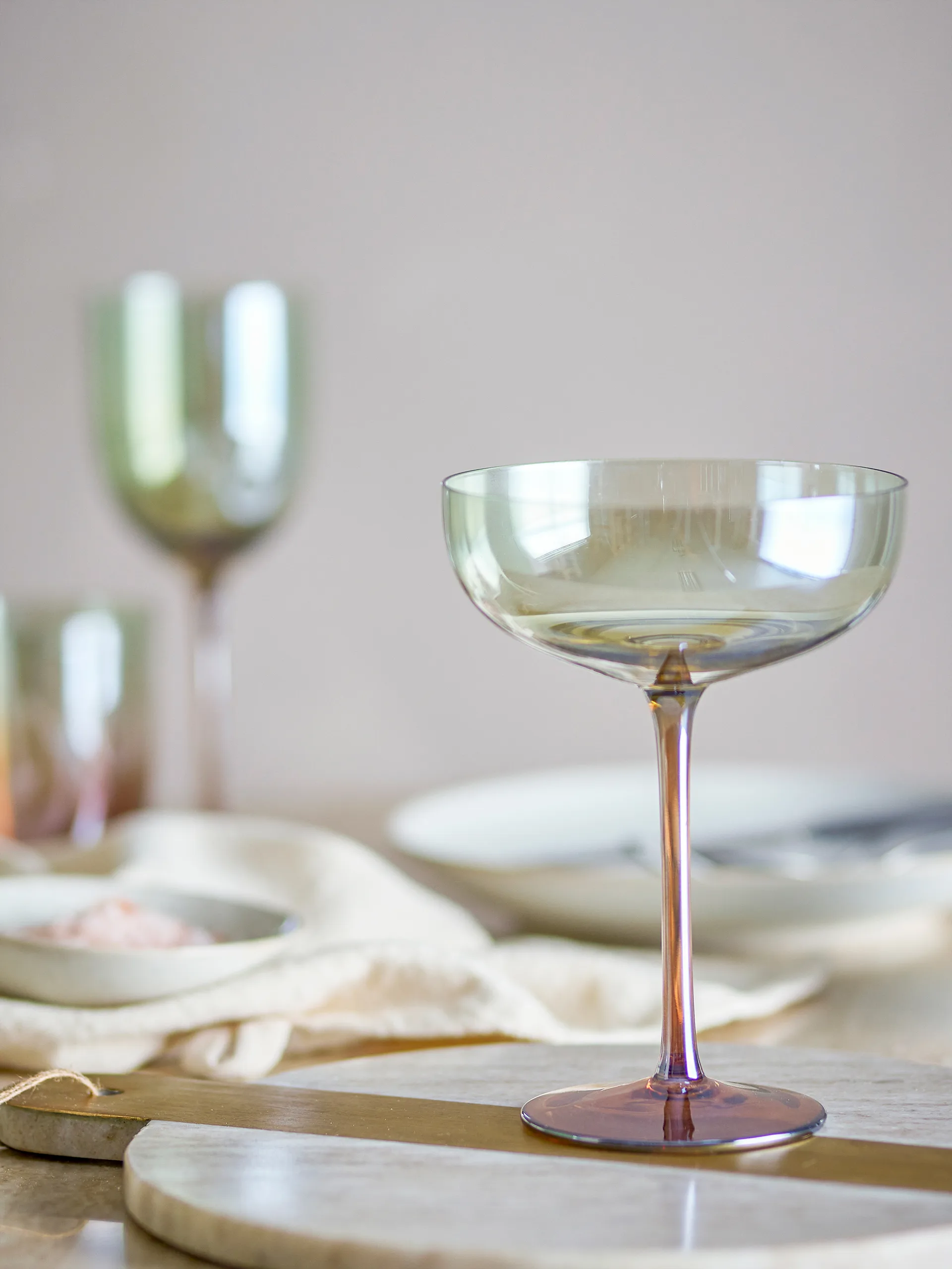 Aston ποτήρι κοκτέιλ 4 τεμ., Μπρούντζος Bloomingville