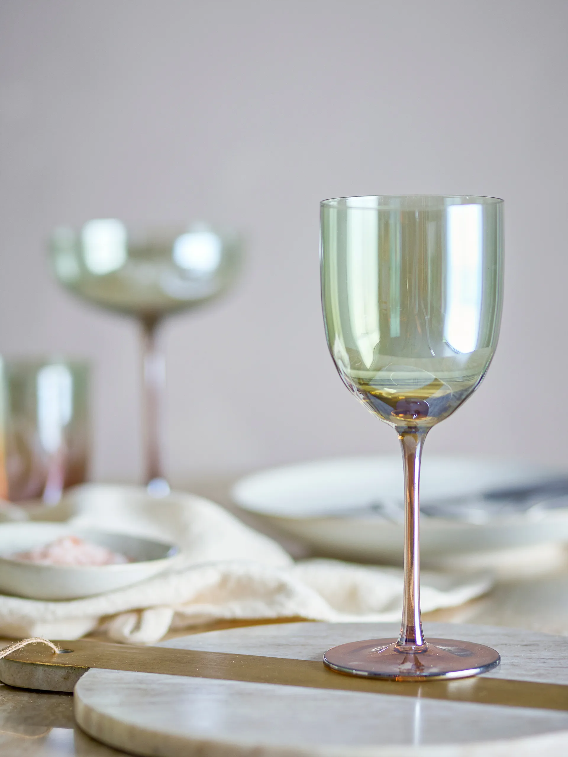 Aston ποτήρι κρασιού 4 τεμ., Μπρούντζος Bloomingville