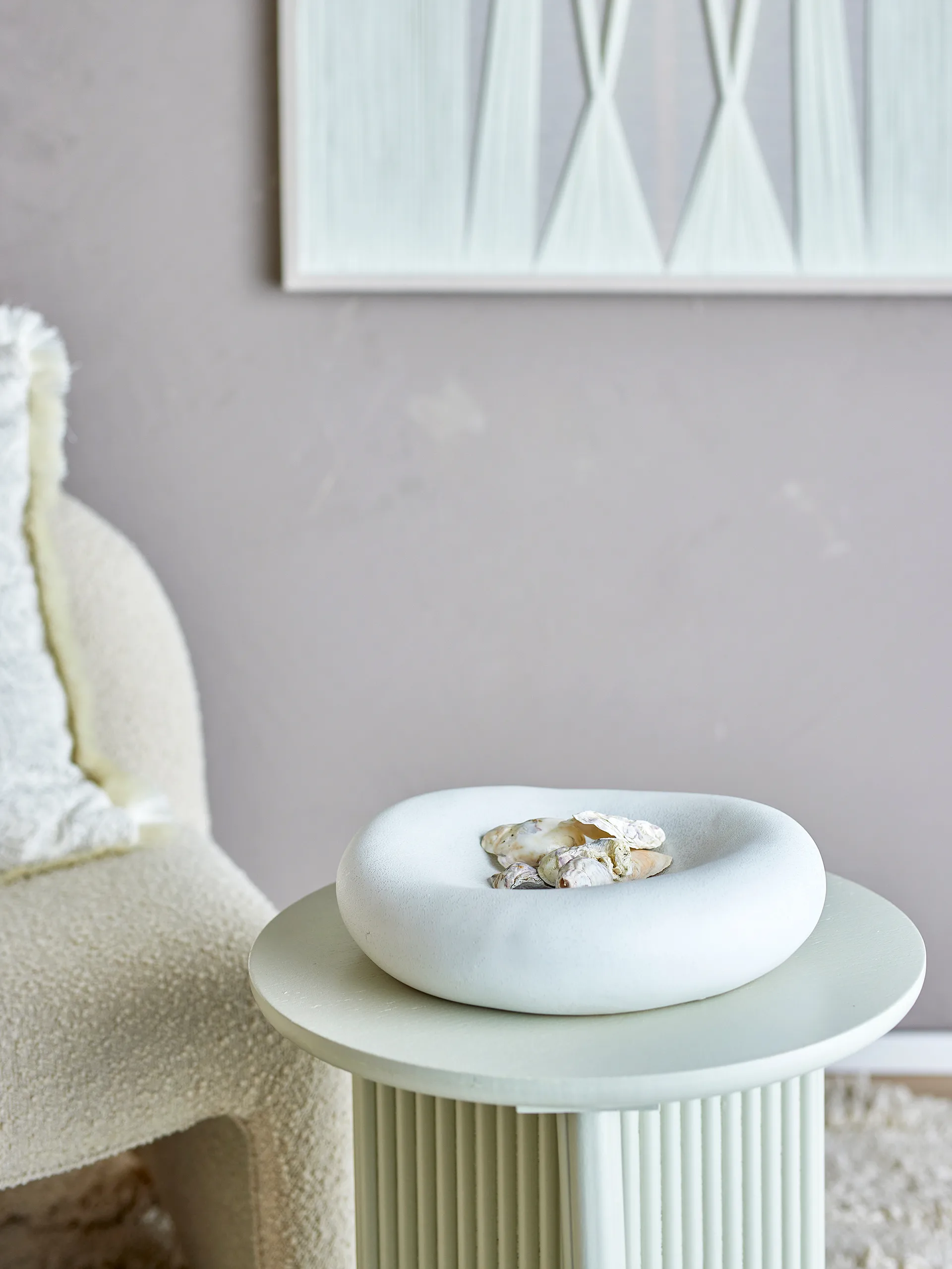 Audra μπολ Ø30 εκ., Άσπρο Bloomingville