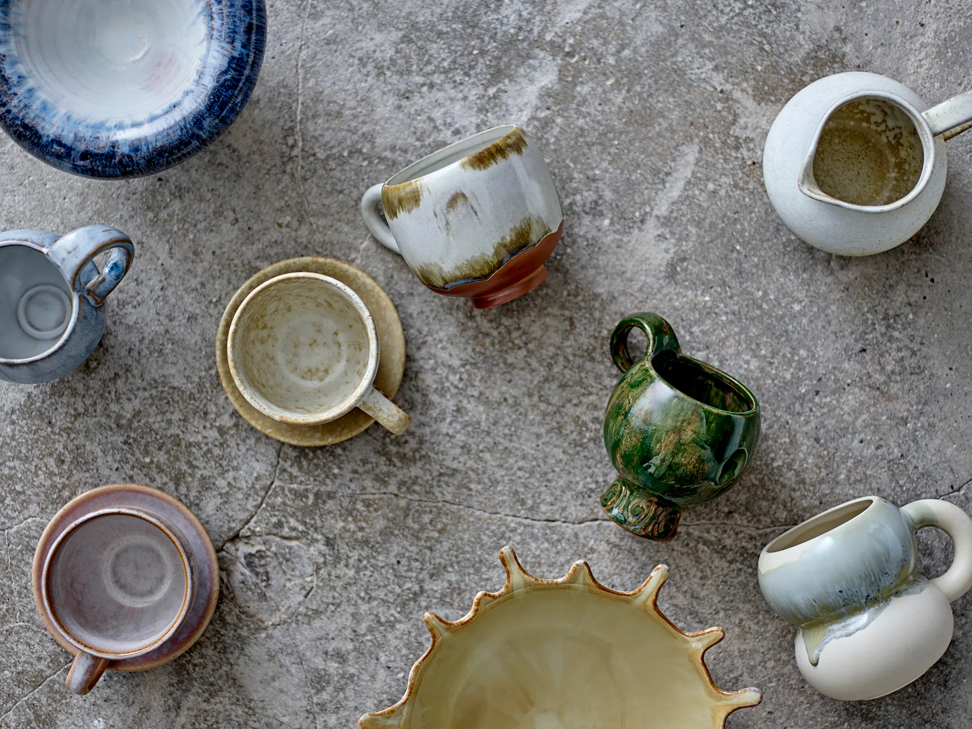 Ballard ποτήρι νερού 4 τεμ., Πράσινο Bloomingville