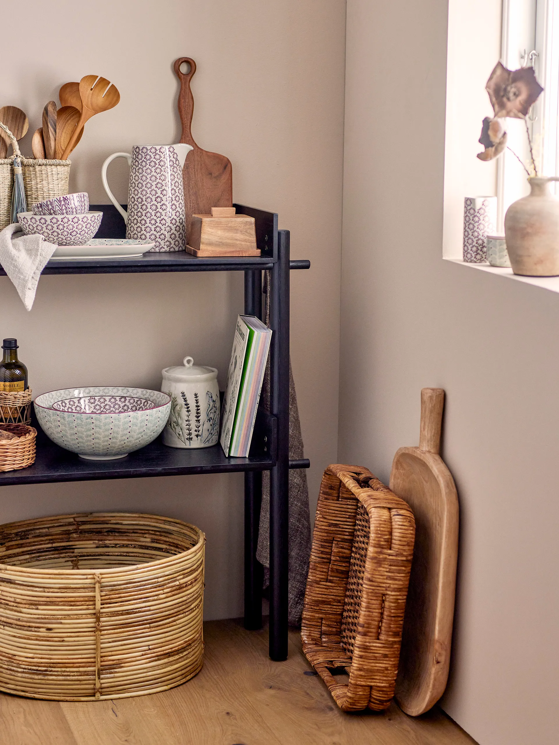 Βάζο Bea με καπάκι, Natur Bloomingville