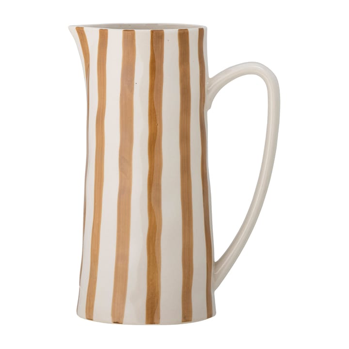 Κανάτα Begonia stoneware 23,5 cm - brown Stripes - Bloomingville