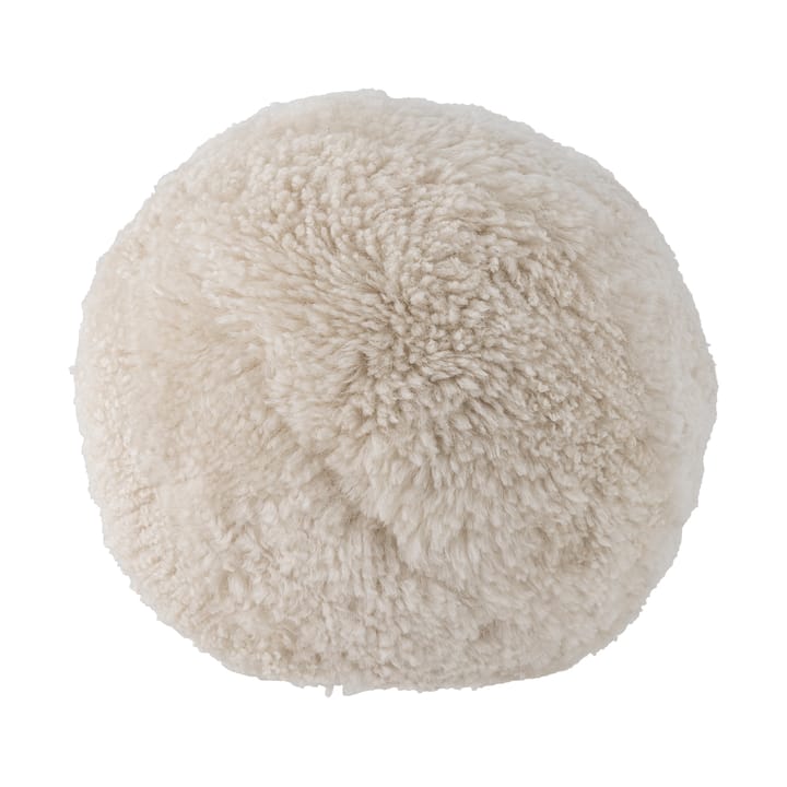 Μαξιλάρι Betsy από μαλλί προβάτου Ø30 cm, Άσπρο Bloomingville