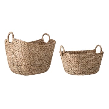 Bloomingville καλάθι 2 τεμάχια water hyacinth - φυσικό (μπεζ) - Bloomingville