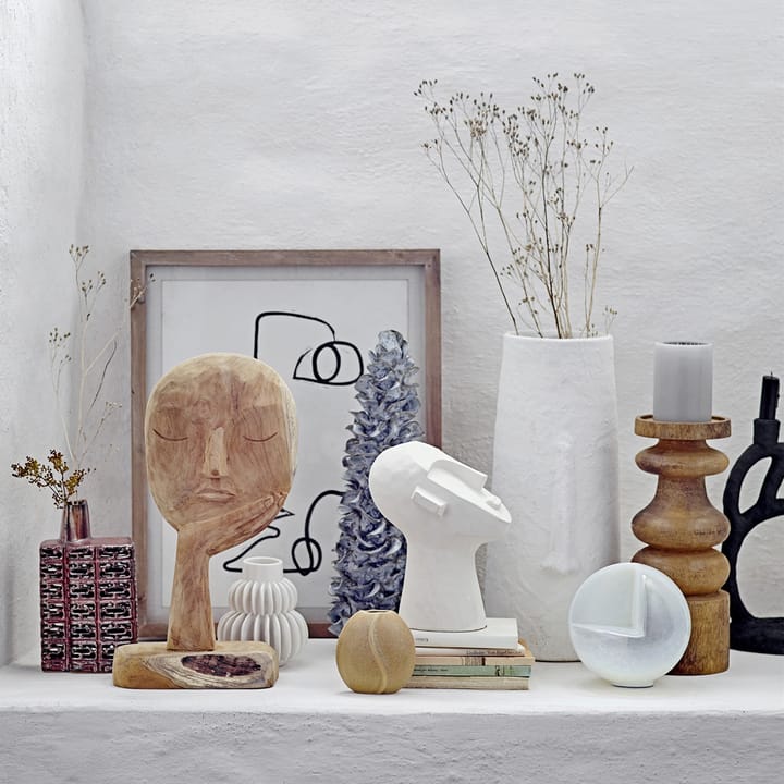 Bloomingville γλυπτό 22 cm, λευκό Bloomingville