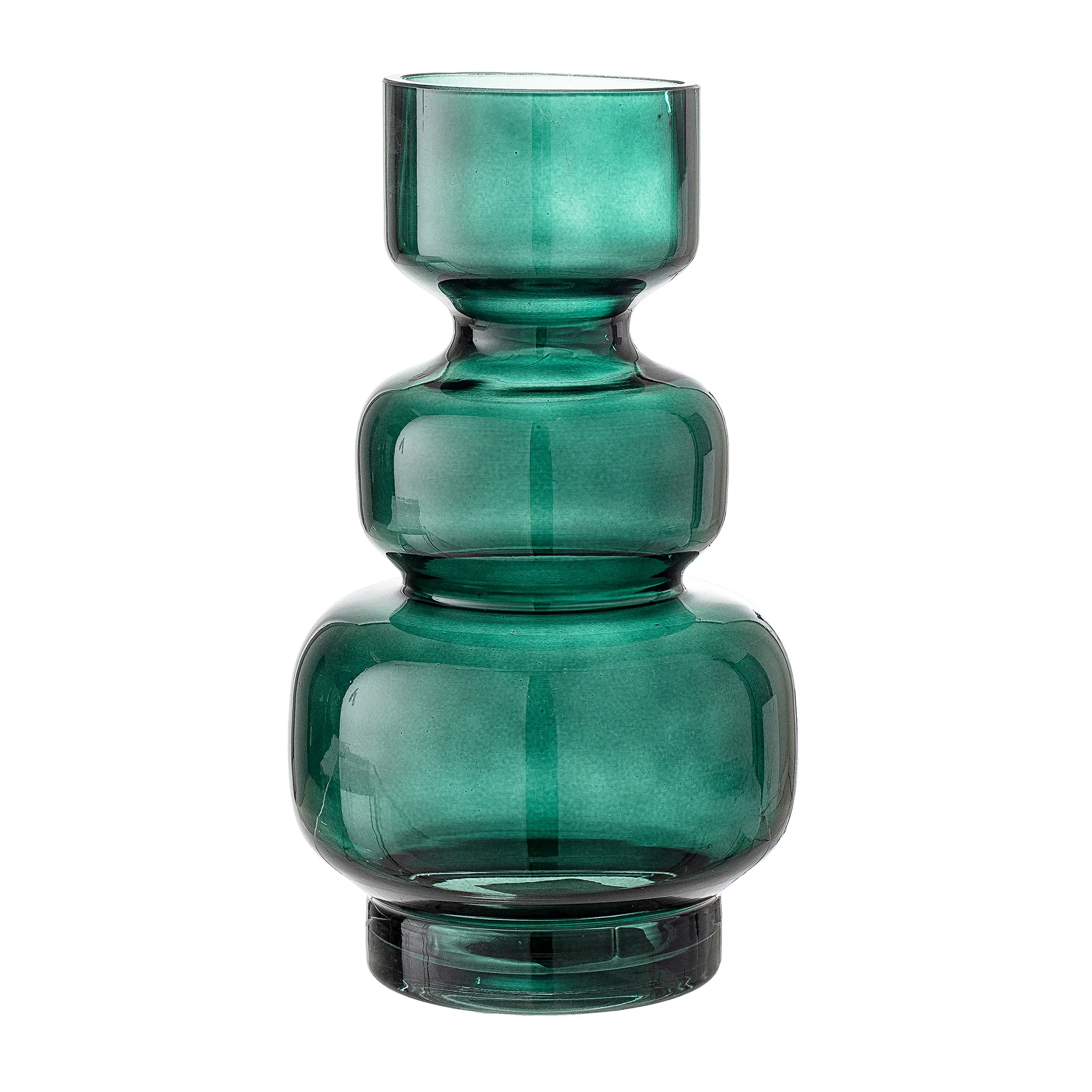 Bloomingville γυάλινο βάζο 25 cm, πράσινο Bloomingville