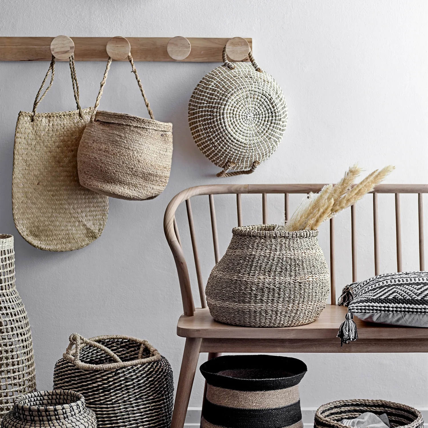 Bloomingville κρεμάστρα 90 cm, φύση Bloomingville