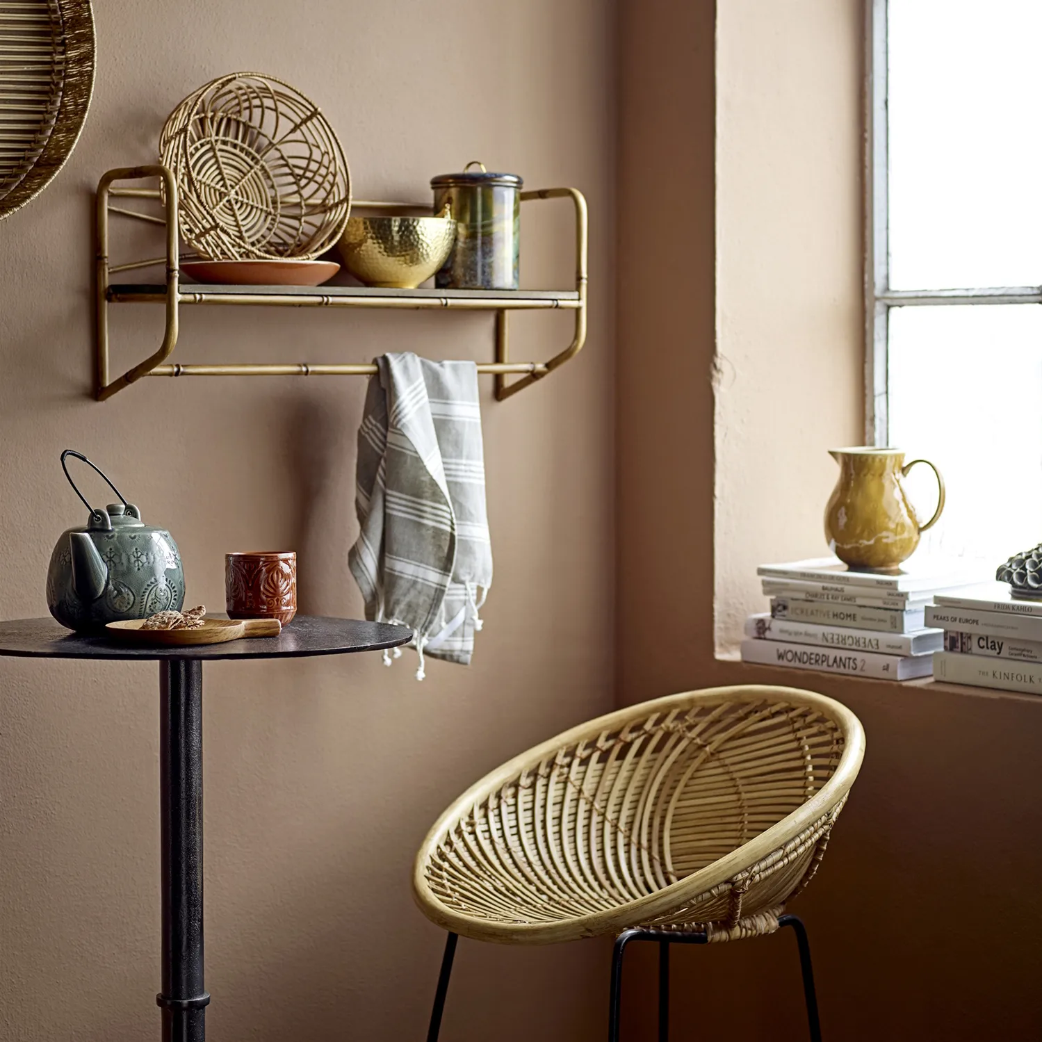 Bloomingville ψωμιέρα rattan 2 τεμάχια, φύση Bloomingville