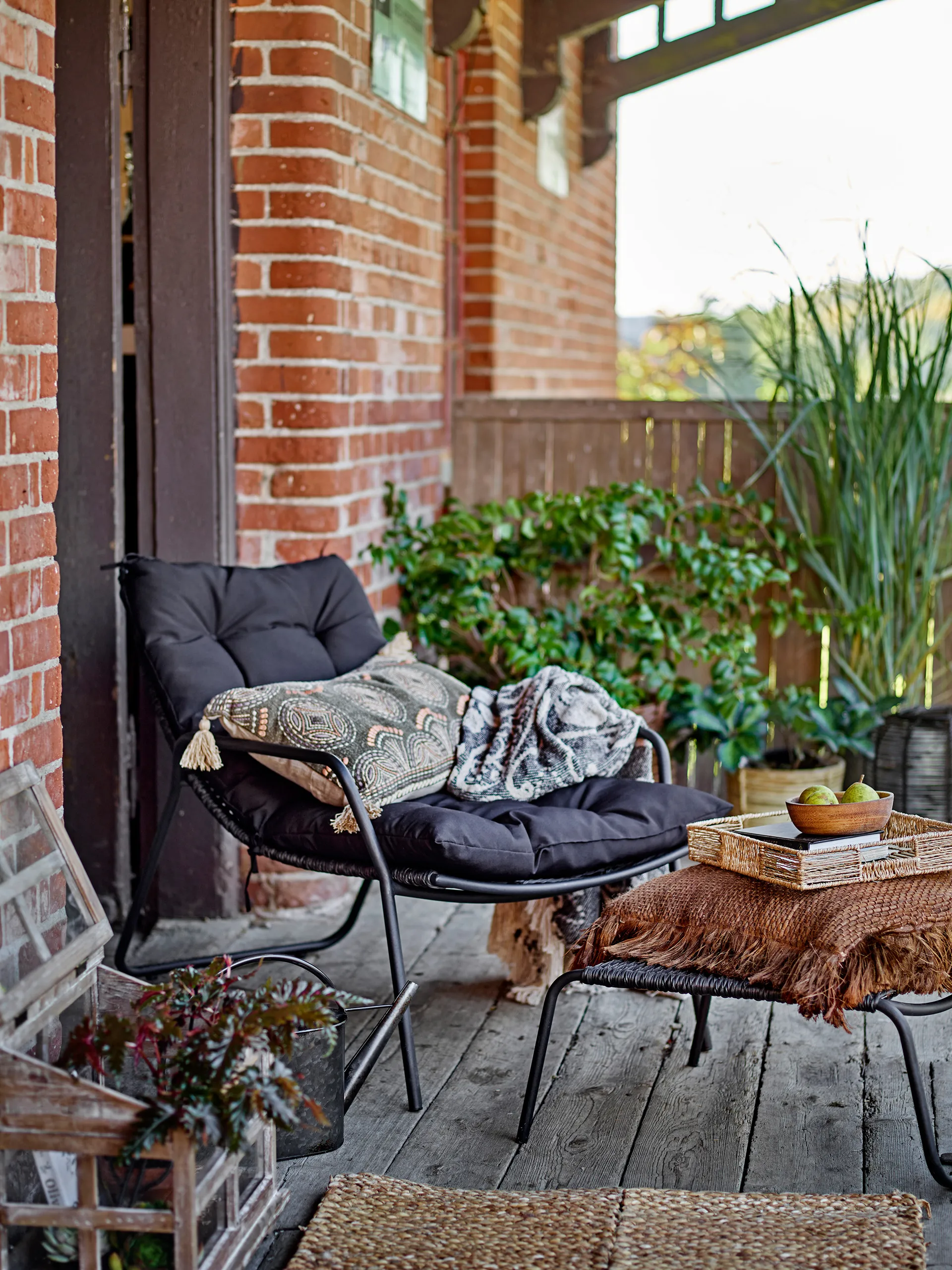 Boel sun καρέκλα, Μαύρο Bloomingville