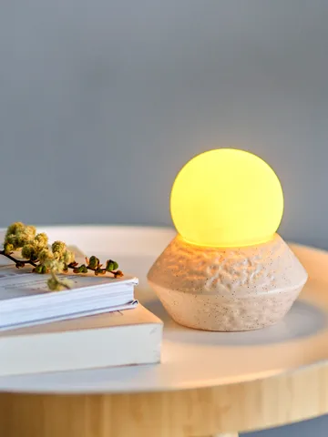 Capella φορητό επιτραπέζιο φωτιστικό Ø10x11 cm - White single - Bloomingville