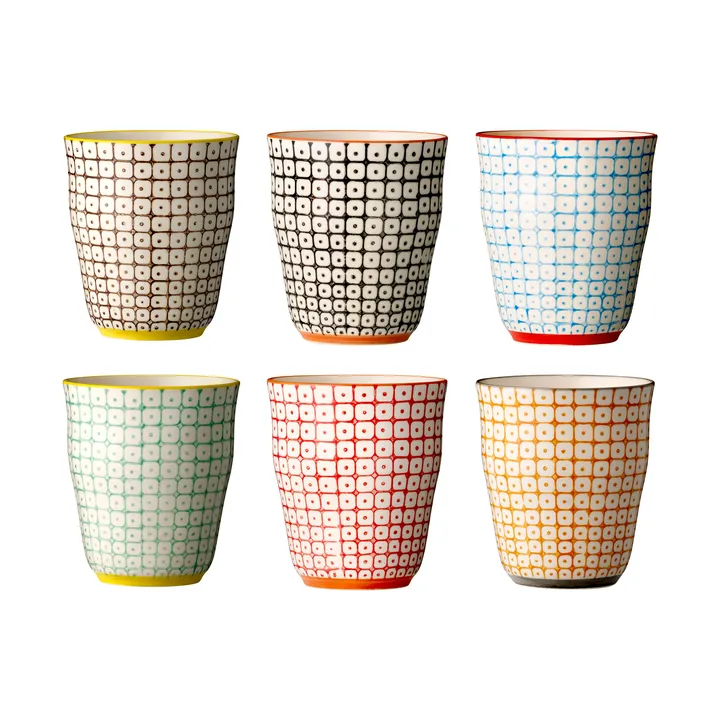 Carla κούπα 9.5 cm Συσκευασία 6 τεμαχίων - Bloomingville