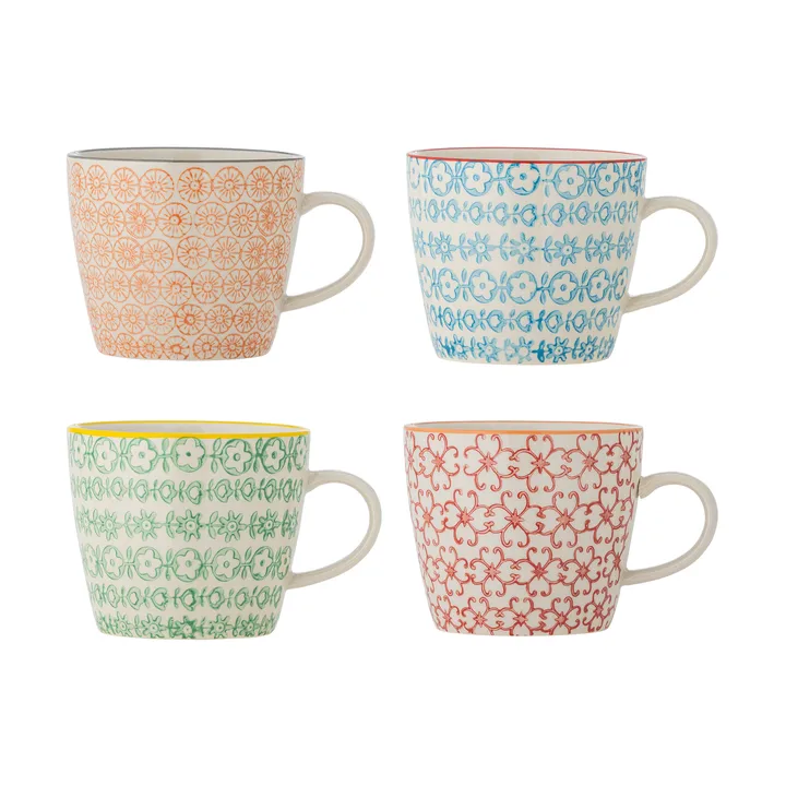 Carla κούπα - Multi, 4-pack - Bloomingville