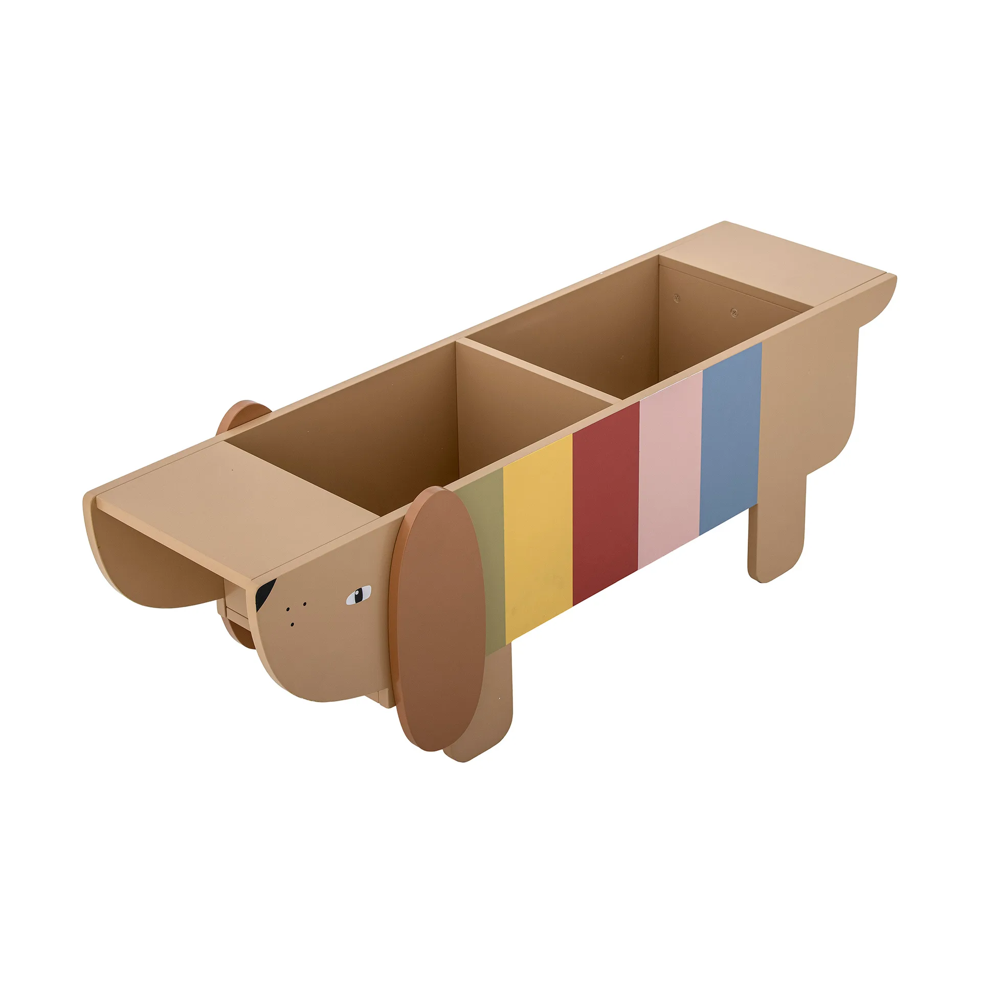 Charlie ράφι για βιβλία, Brown-multi Bloomingville