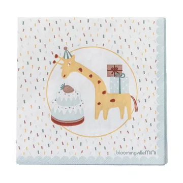 Cherry βαμβακερή κουβέρτα 160x130 εκ. - Μπλε - Bloomingville