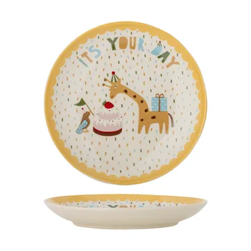 Cillie καλάθι με καπάκι 28x41 εκ. - Κίτρινο - Bloomingville