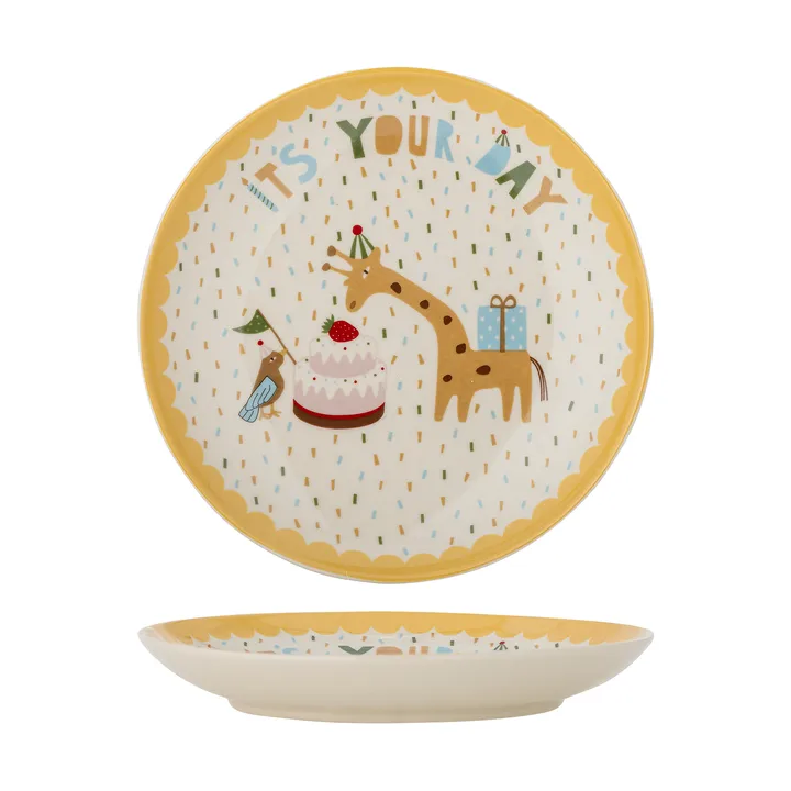 Cillie καλάθι με καπάκι 28x41 εκ. - Κίτρινο - Bloomingville