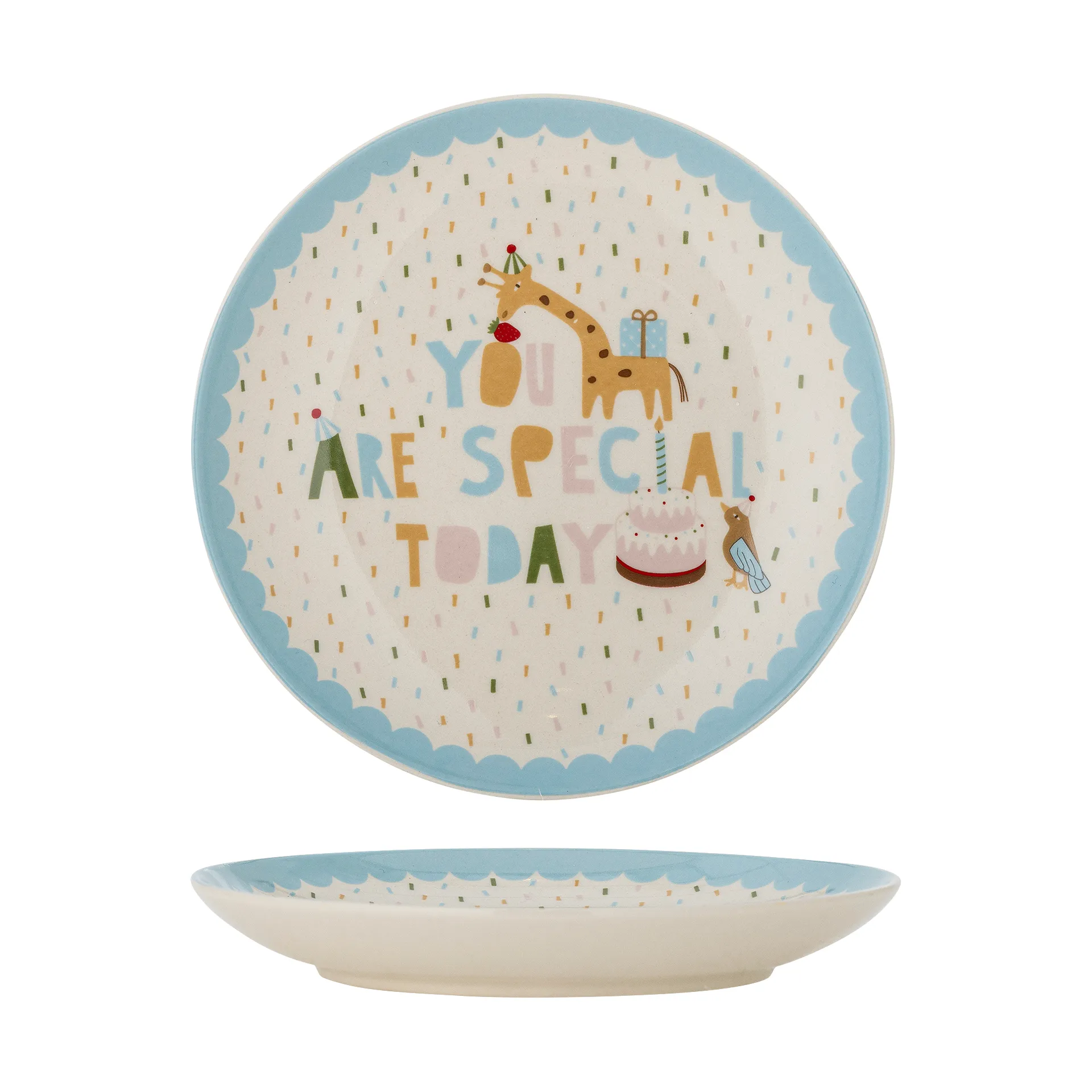 Cillie καλάθι με καπάκι 28x41 εκ., Μπλε Bloomingville