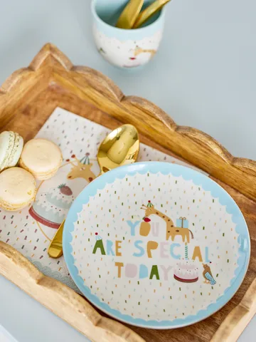 Cillie καλάθι με καπάκι 28x41 εκ. - Μπλε - Bloomingville