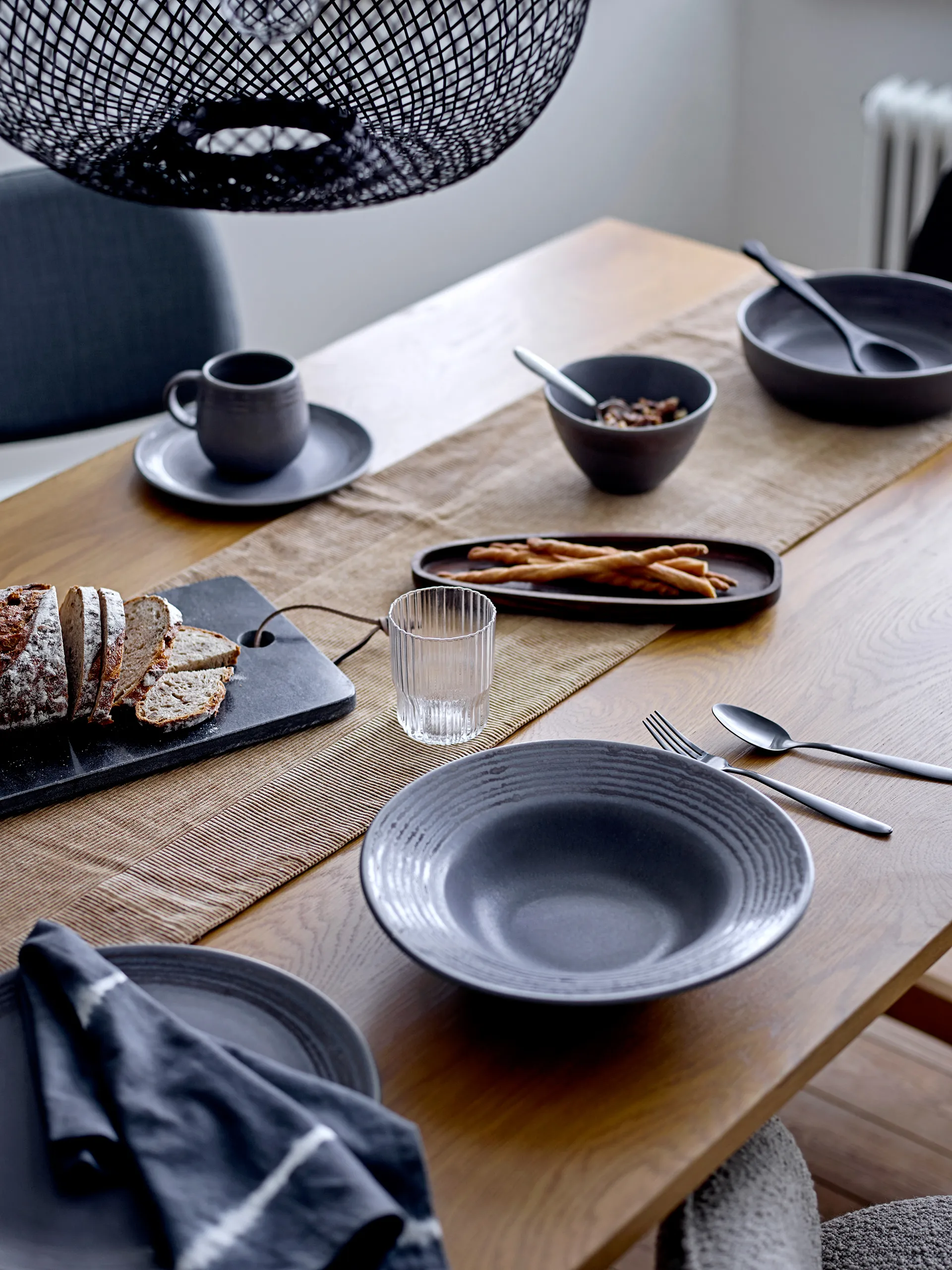 Corte καρέκλα τραπεζαρίας, Γκρι Bloomingville