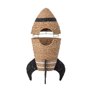 Καλάθι αποθήκευσης Cosmina με καπάκι Ø40x68,5 εκ. - Natur - Bloomingville