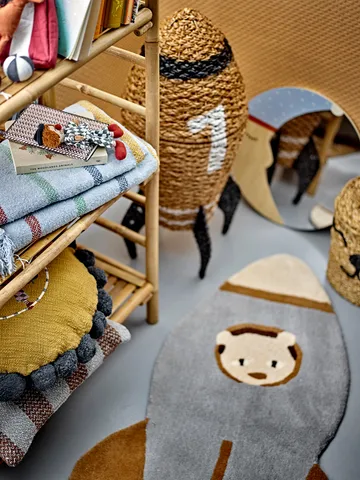 Καλάθι αποθήκευσης Cosmina με καπάκι Ø40x68,5 εκ. - Natur - Bloomingville