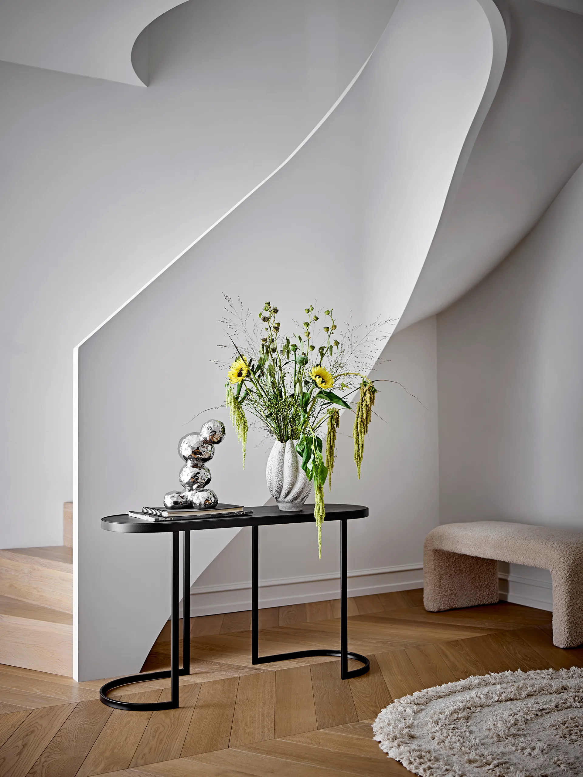 Cove βάζο 28 cm, Άσπρο Bloomingville