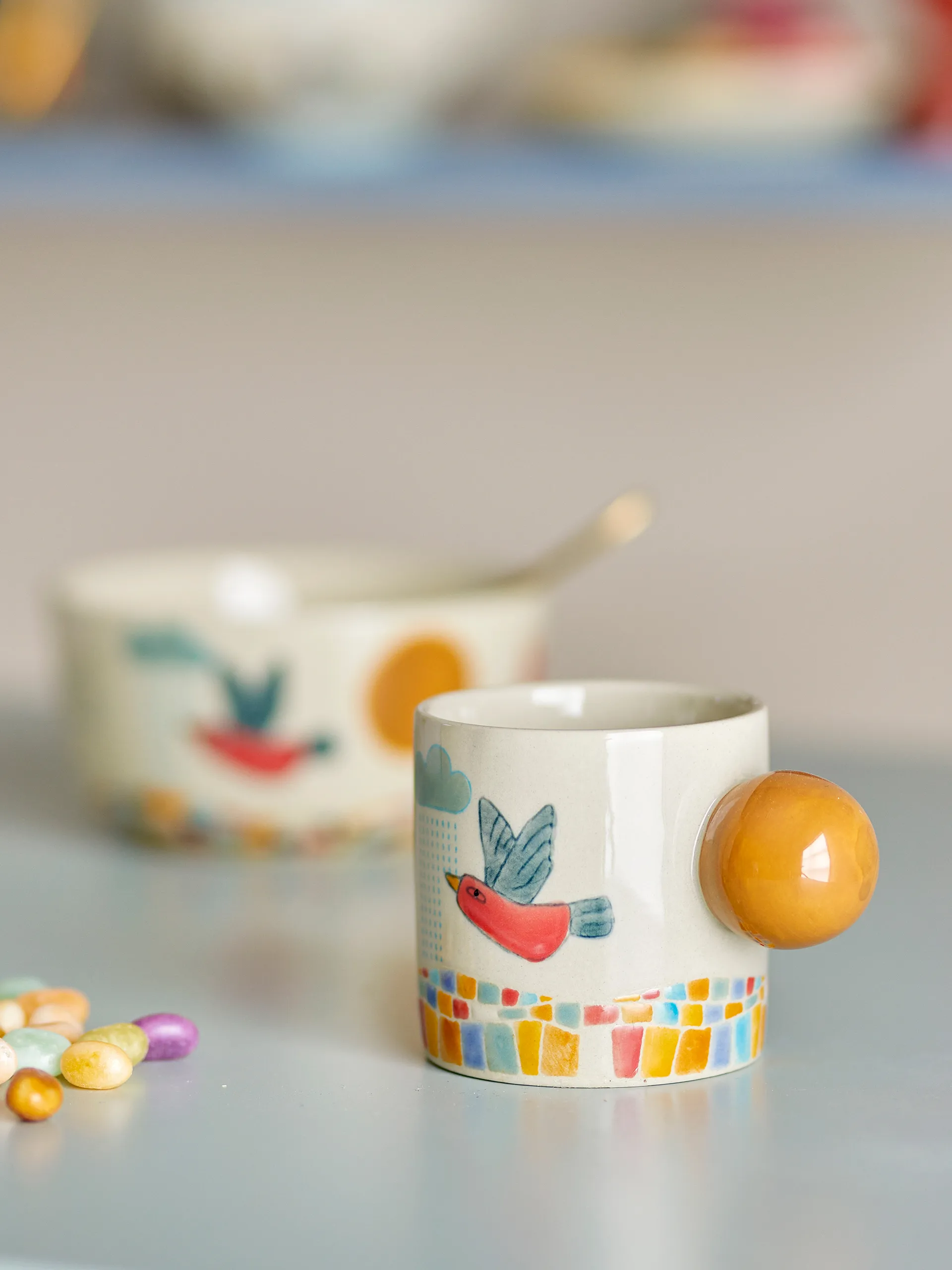 Deana κούπα 4 τεμ., Φυσικό Bloomingville