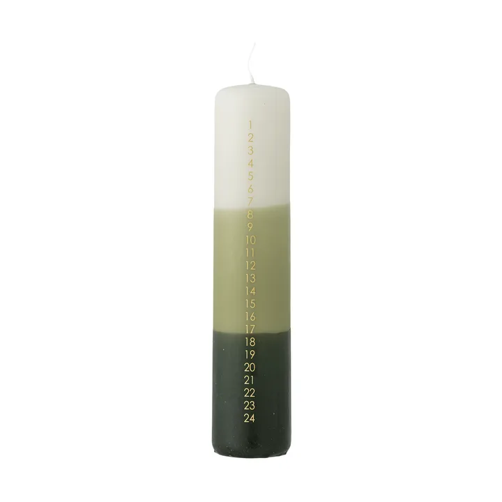Dip Dye adventssljus - Πράσινο, 25 εκ. - Bloomingville