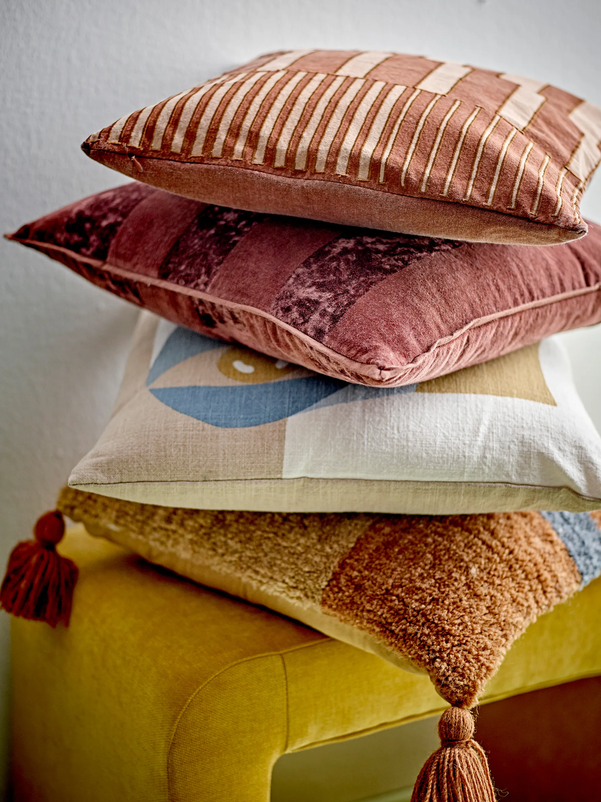 Μαξιλάρι Ditte 45x45 εκ., Μπλε Bloomingville