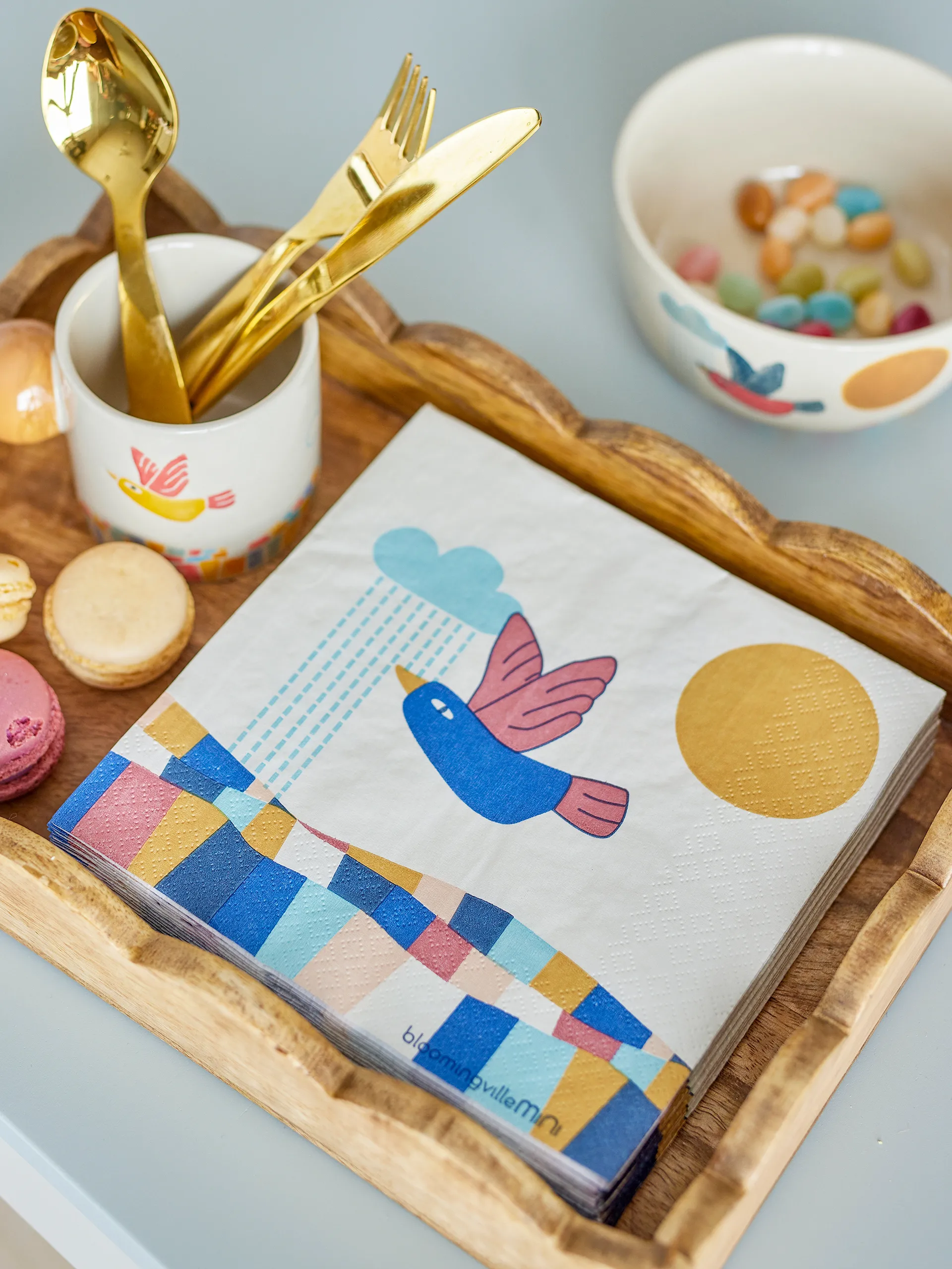 Dolly καλάθι 40x30 εκ., Φυσικό Bloomingville