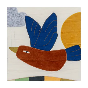 Dolly πουφ από μαλλί 50x45 εκ. - Φυσικό - Bloomingville