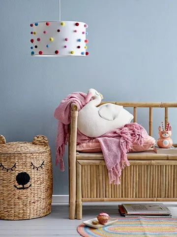 Καλάθι αποθήκευσης Dolma με καπάκι Ø42x50 εκ. - Natur - Bloomingville