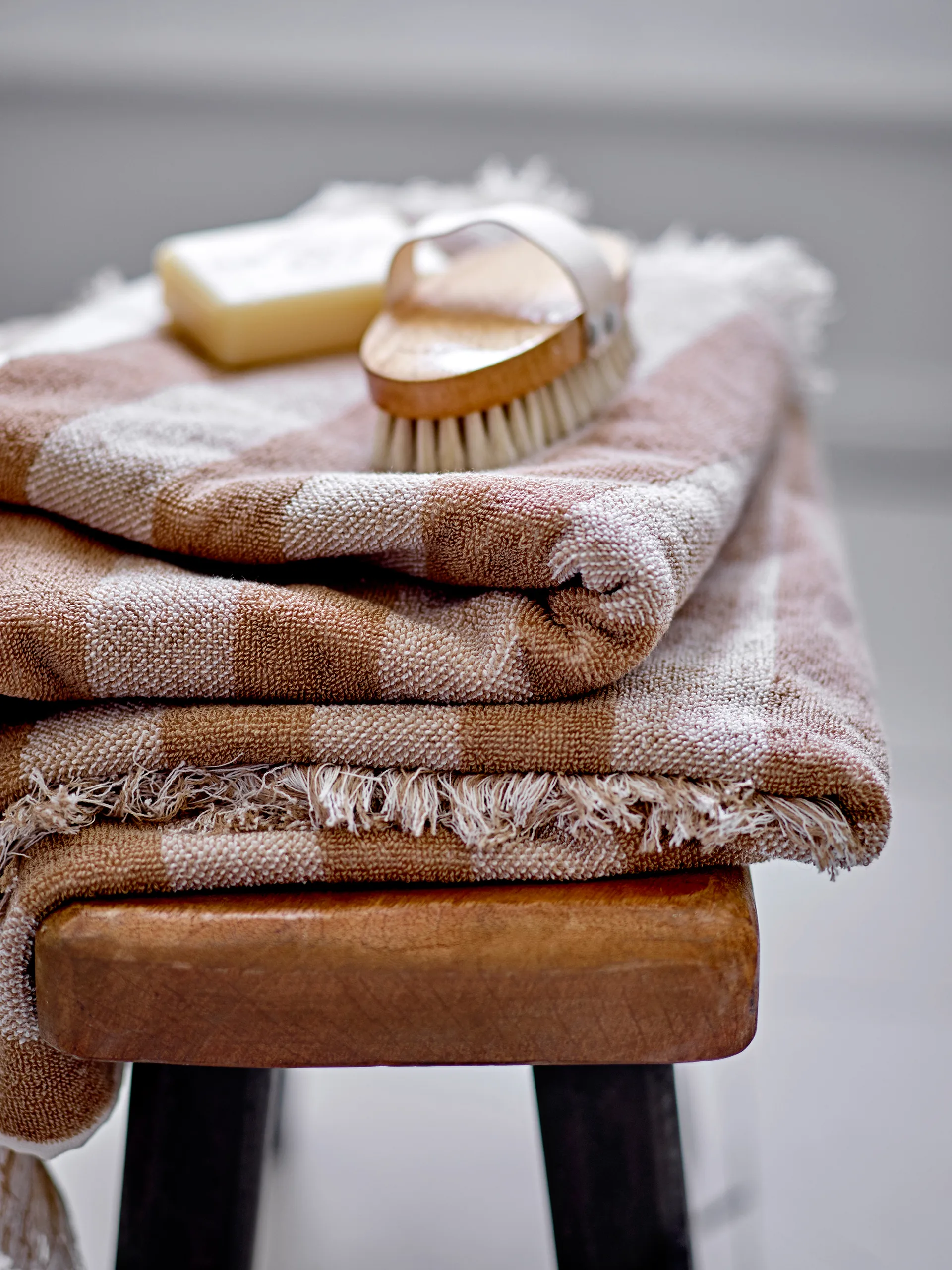 Πετσέτα Elaia 50x100 εκατοστά, Καφέ Bloomingville