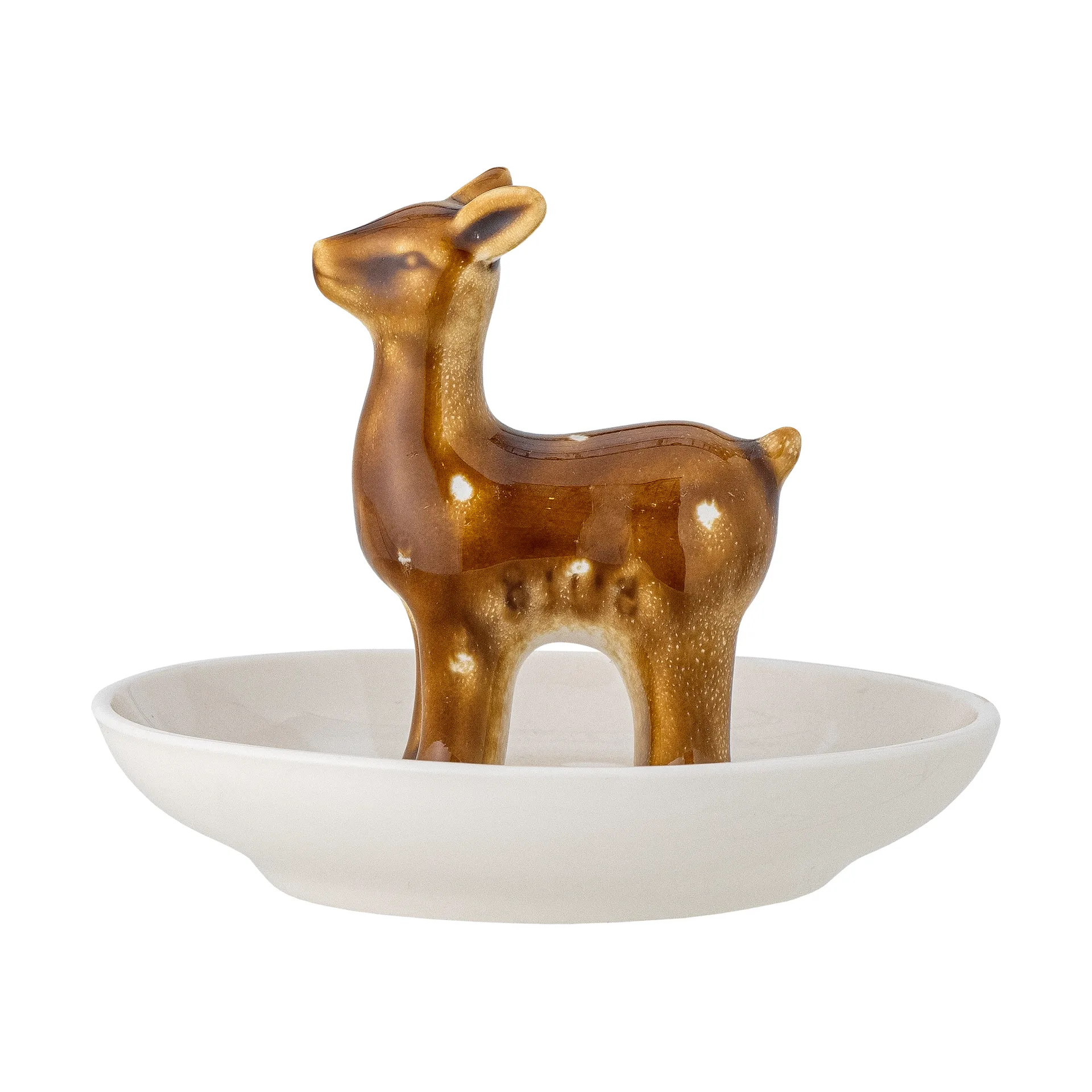 Μπολ Eli Ø11 cm, Λευκό-ορείχαλκος Bloomingville