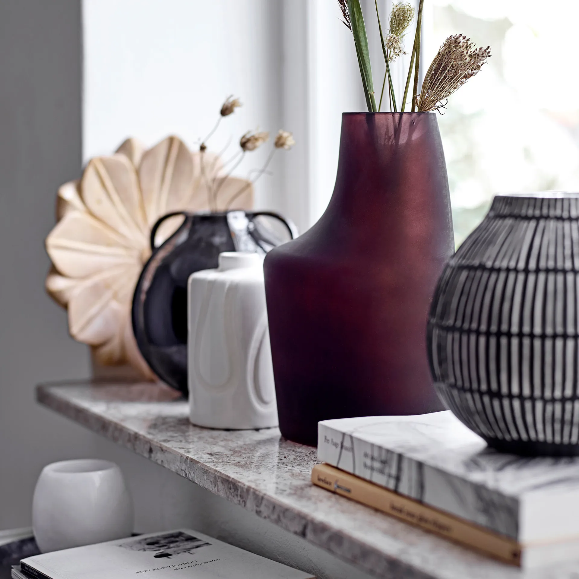 Elice βάζο από ψευδοπορσελάνη 13 cm, λευκό Bloomingville