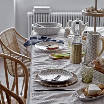 Elsa μεγάλος δίσκος 24x36 cm. - γκρι - Bloomingville