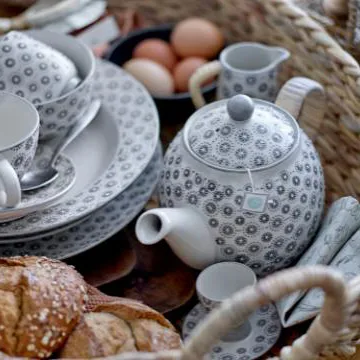 Elsa φλιτζάνι εσπρέσο και πιατάκι - γκρι - Bloomingville