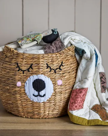 Eman αποθηκευτικό καλάθι Ø50x40 εκ - Natur - Bloomingville