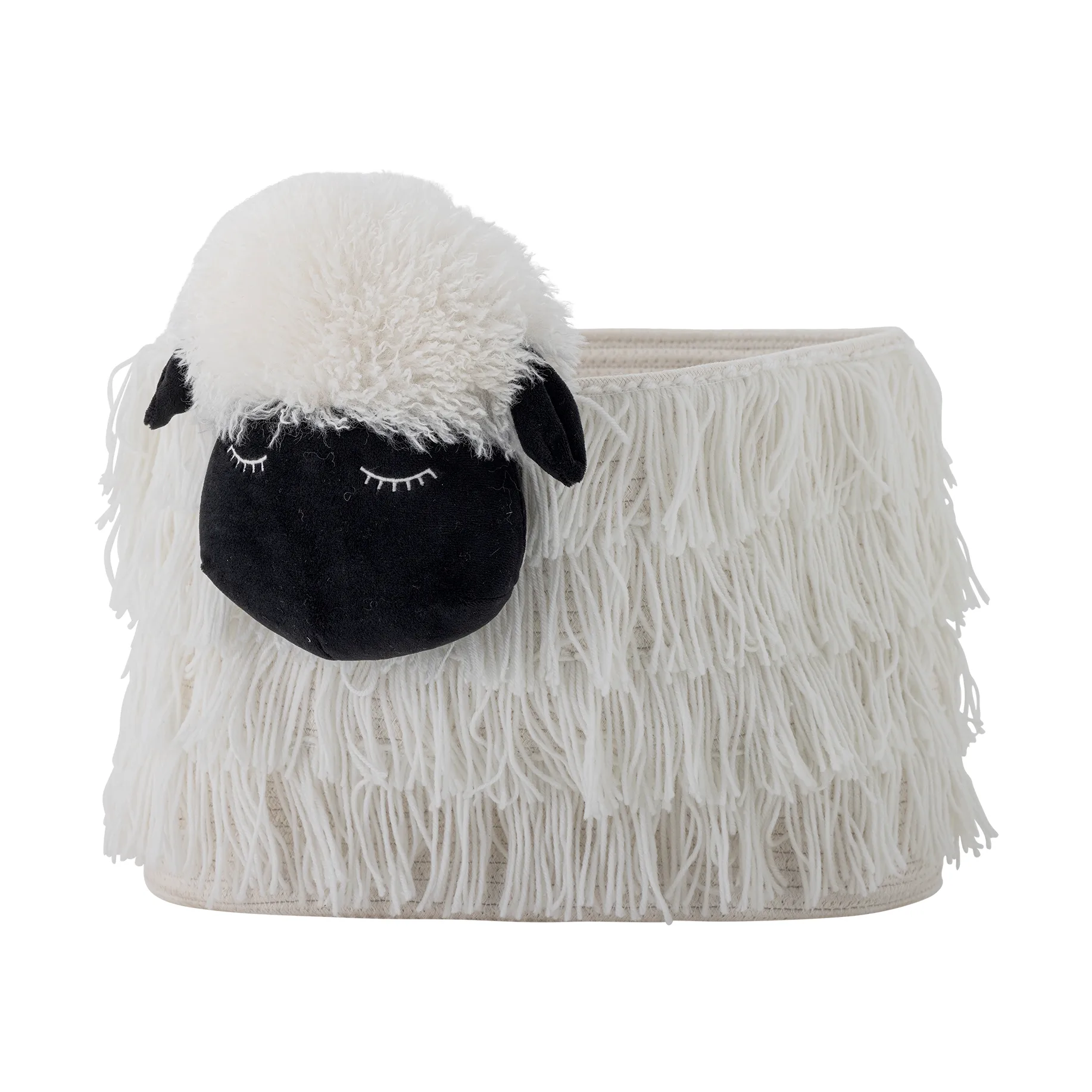 Ethan κουβέρτα βαμβακερή 160x130 εκ., Άσπρο Bloomingville