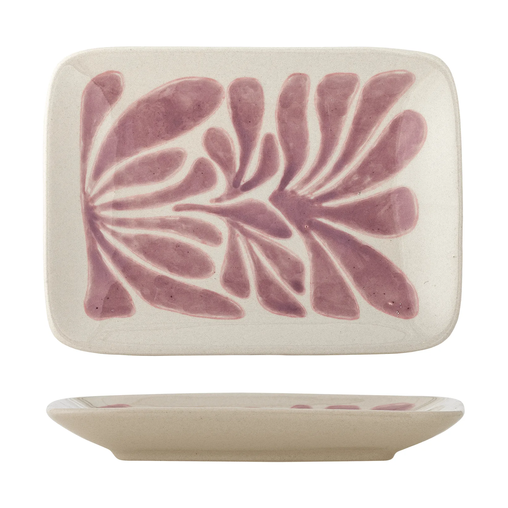 Fauni πιάτο dessert, Μωβ, 15x11,5 εκ. Bloomingville