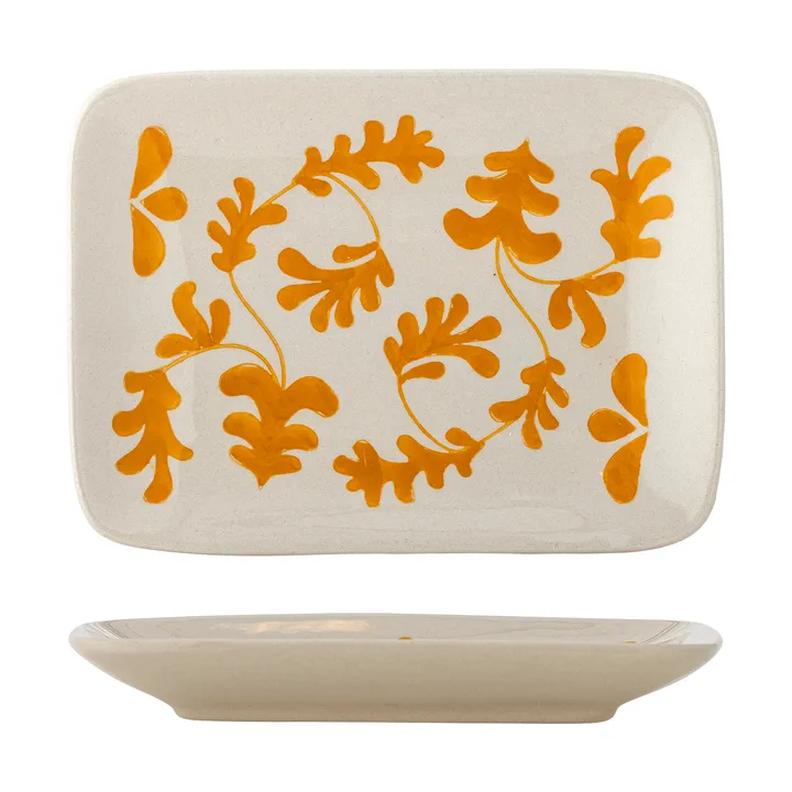 Fauni πιάτο dessert - Κίτρινο, 15x11,5 εκ. - Bloomingville