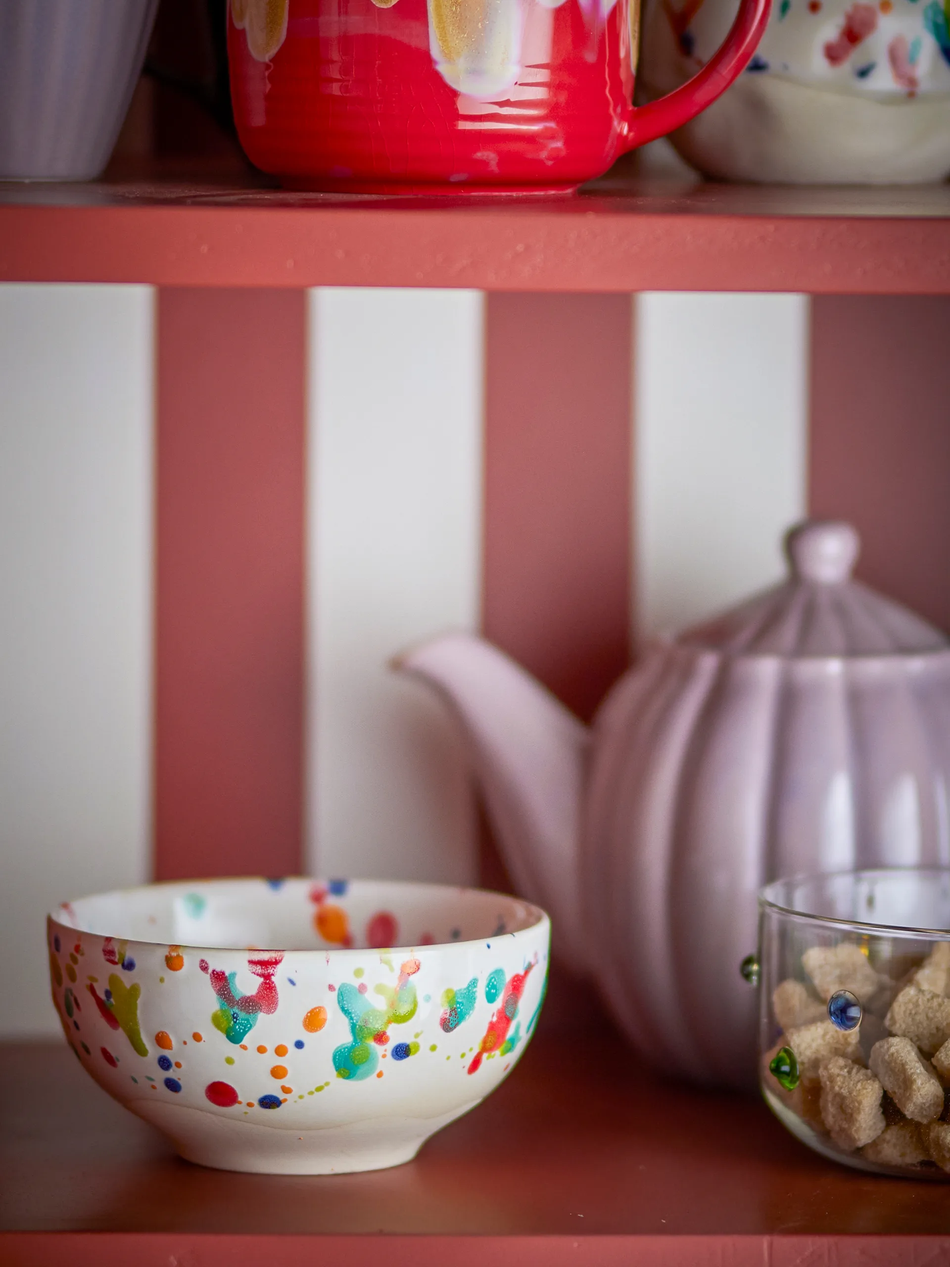 Freckles μπολ 4 τεμ. Ø11,5 εκ., Κόκκινο Bloomingville