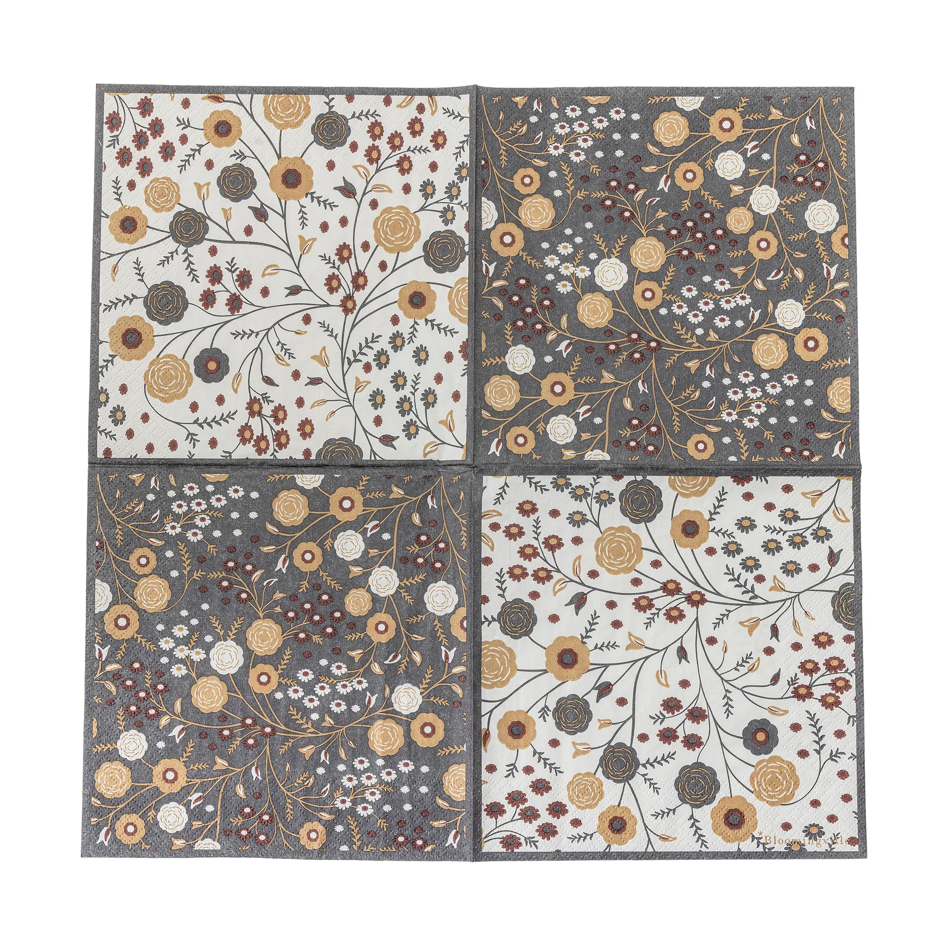 Freckles μπολ 4 τεμ. Ø11,5 εκ., Φυσικό Bloomingville