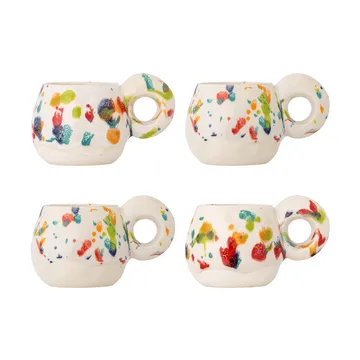 Freckles κούπα 4 τεμ. - Κόκκινο - Bloomingville