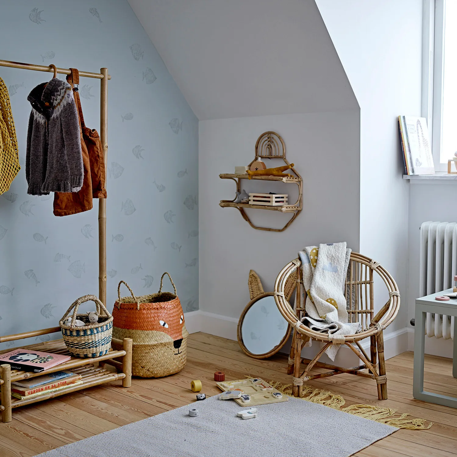 Fritse καλάθι αποθήκευσης αλεπού, Ø 35 cm Bloomingville