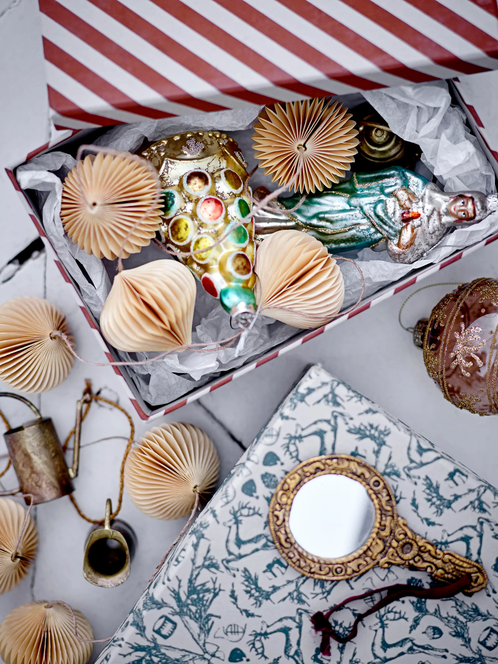 Gracia Christmas tree decorations μπρούτζος 2 τεμάχια, Κανάτες Bloomingville