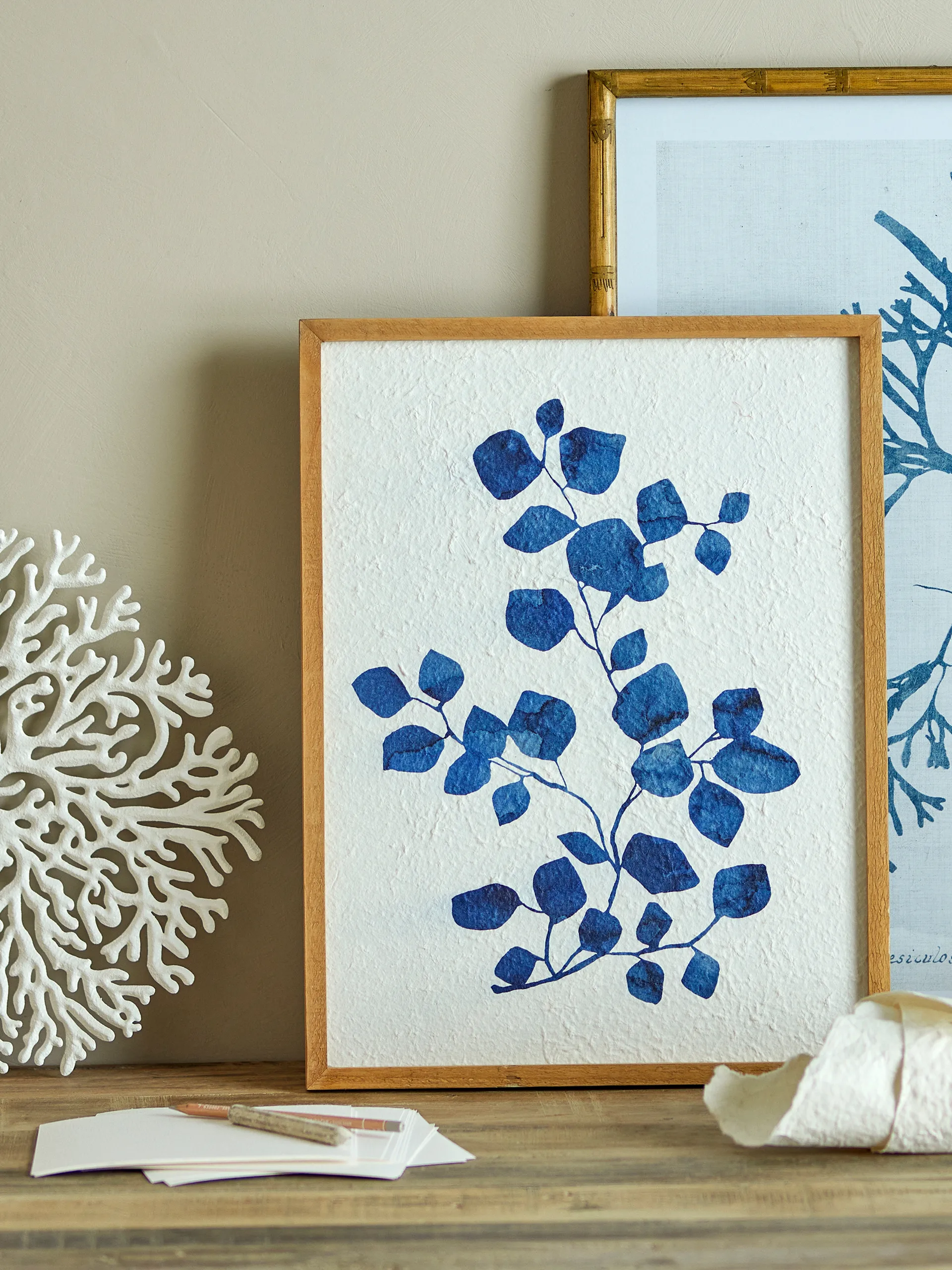 Gunnvor πίνακας 40,5x53,5 cm, Φύλλο πεύκου Bloomingville